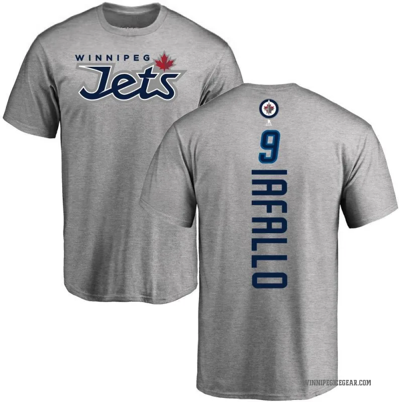 Alex Iafallo Men's Ash Winnipeg Jets Backer T-Shirt -
