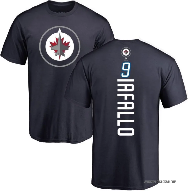 Alex Iafallo Men's Navy Winnipeg Jets Backer T-Shirt -