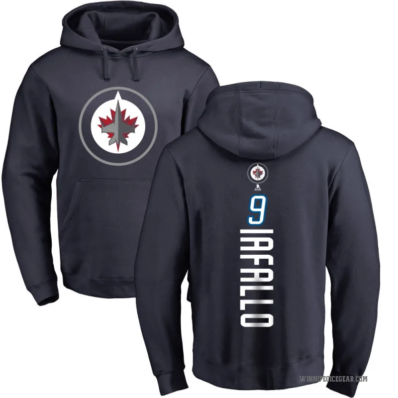 Alex Iafallo Men's Navy Winnipeg Jets Branded Backer Pullover Hoodie