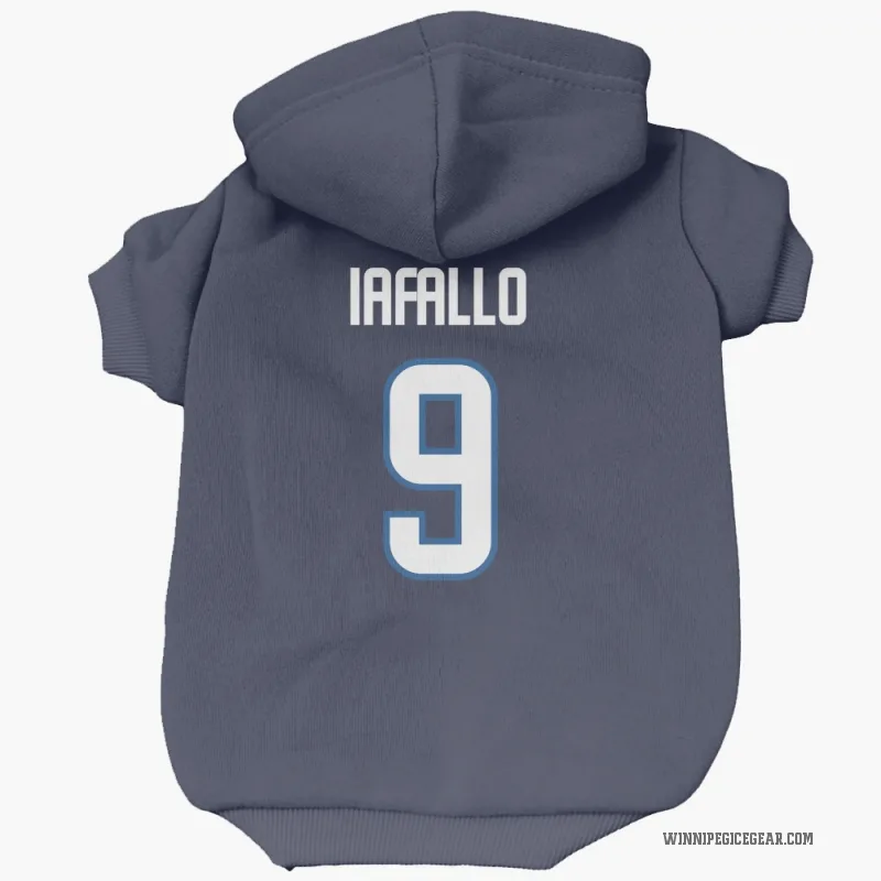 Alex Iafallo  Navy Winnipeg Jets  Cat & Dog Pet Hoodie