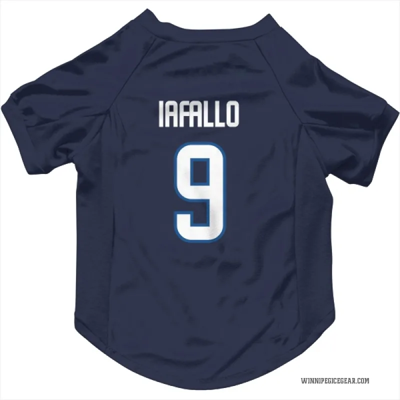 Alex Iafallo  Navy Winnipeg Jets  Cat & Dog Pet Jersey