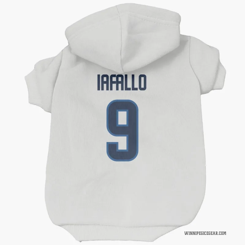 Alex Iafallo  White Winnipeg Jets  Cat & Dog Pet Hoodie