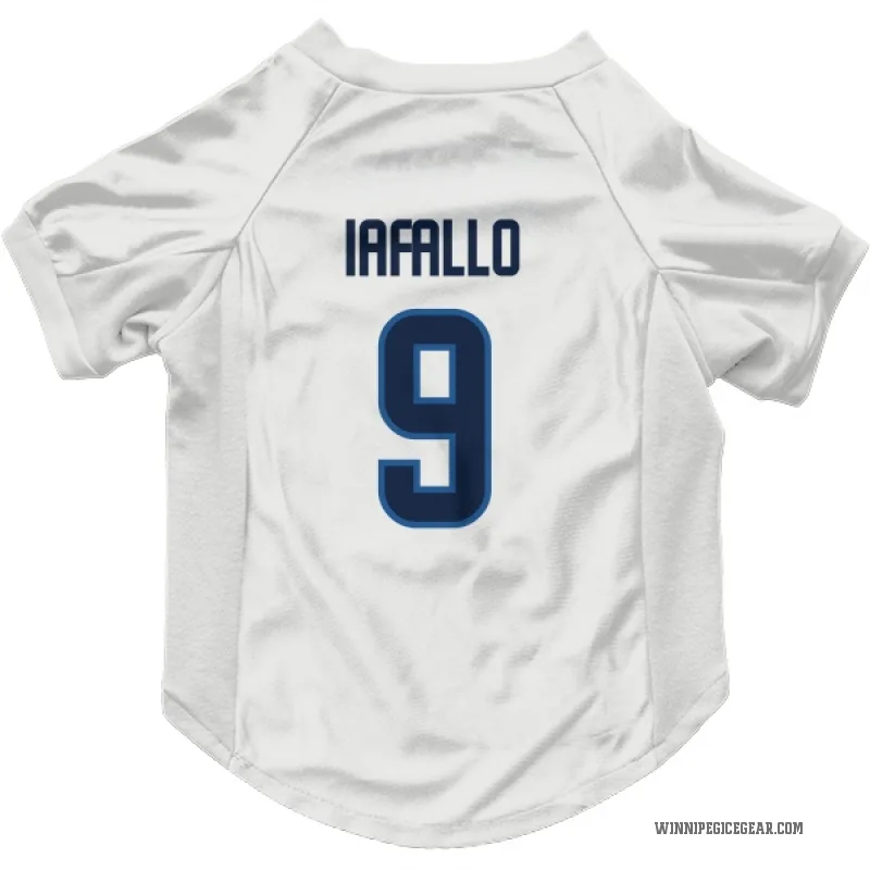 Alex Iafallo  White Winnipeg Jets  Cat & Dog Pet Jersey