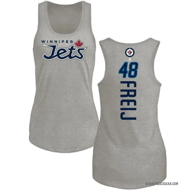Alfons Freij Women's Ash Winnipeg Jets Backer Tank Top -