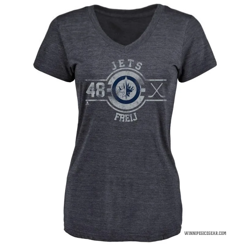 Alfons Freij Women's Navy Winnipeg Jets Insignia T-Shirt -