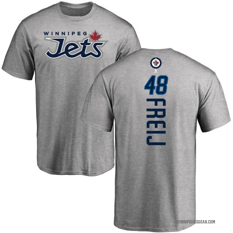 Alfons Freij Youth Ash Winnipeg Jets Backer T-Shirt -