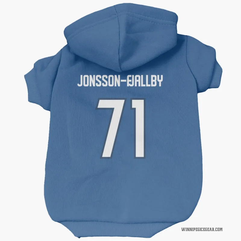 Axel Jonsson-Fjallby  Blue Winnipeg Jets  Cat & Dog Pet Hoodie