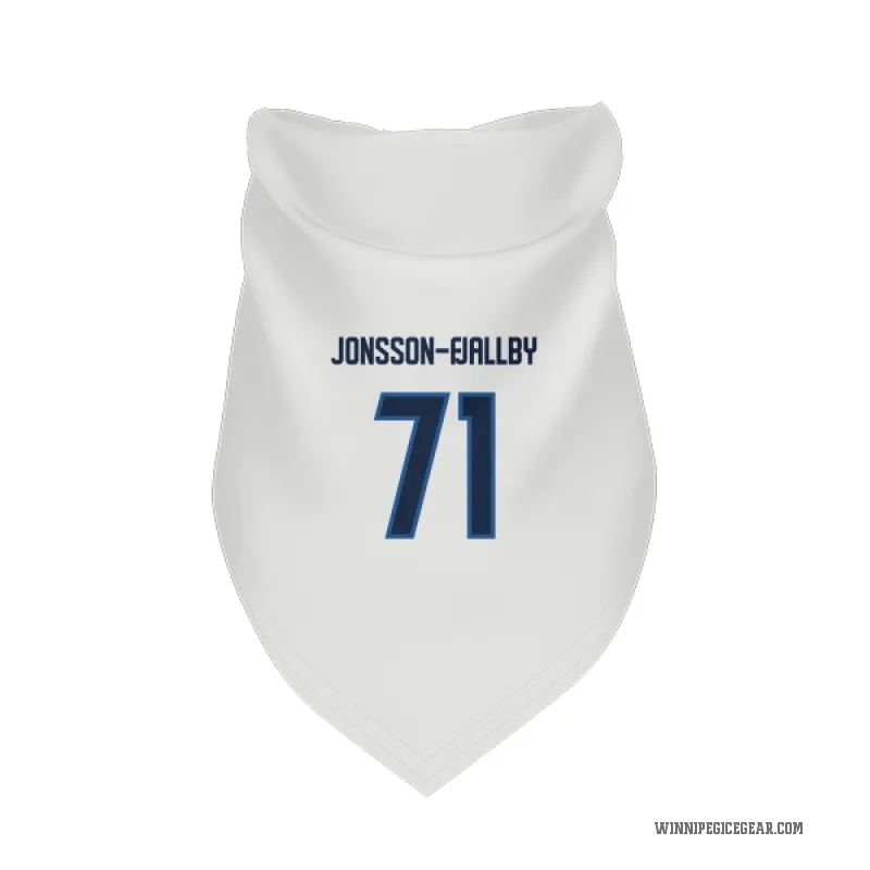 Axel Jonsson-Fjallby  White Winnipeg Jets  Cat & Dog Pet Bandana
