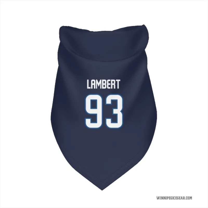 Brad Lambert  Navy Winnipeg Jets  Cat & Dog Pet Bandana