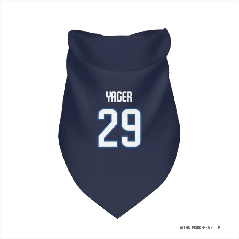 Brayden Yager  Navy Winnipeg Jets  Cat & Dog Pet Bandana