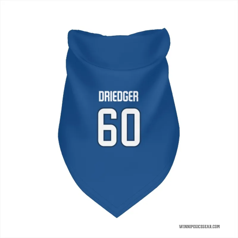 Chris Driedger  Blue Winnipeg Jets  Cat & Dog Pet Bandana