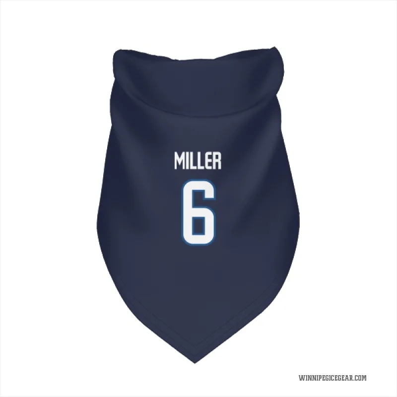 Colin Miller  Navy Winnipeg Jets  Cat & Dog Pet Bandana