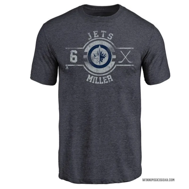 Colin Miller Youth Navy Winnipeg Jets Insignia T-Shirt -
