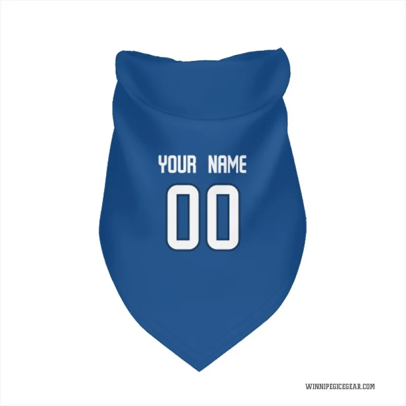 Custom  Blue Winnipeg Jets   Cat & Dog Pet Bandana