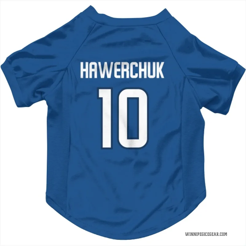 Dale Hawerchuk  Blue Winnipeg Jets  Cat & Dog Pet Jersey