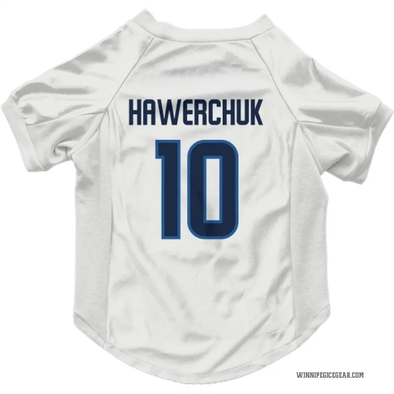 Dale Hawerchuk  White Winnipeg Jets  Cat & Dog Pet Jersey
