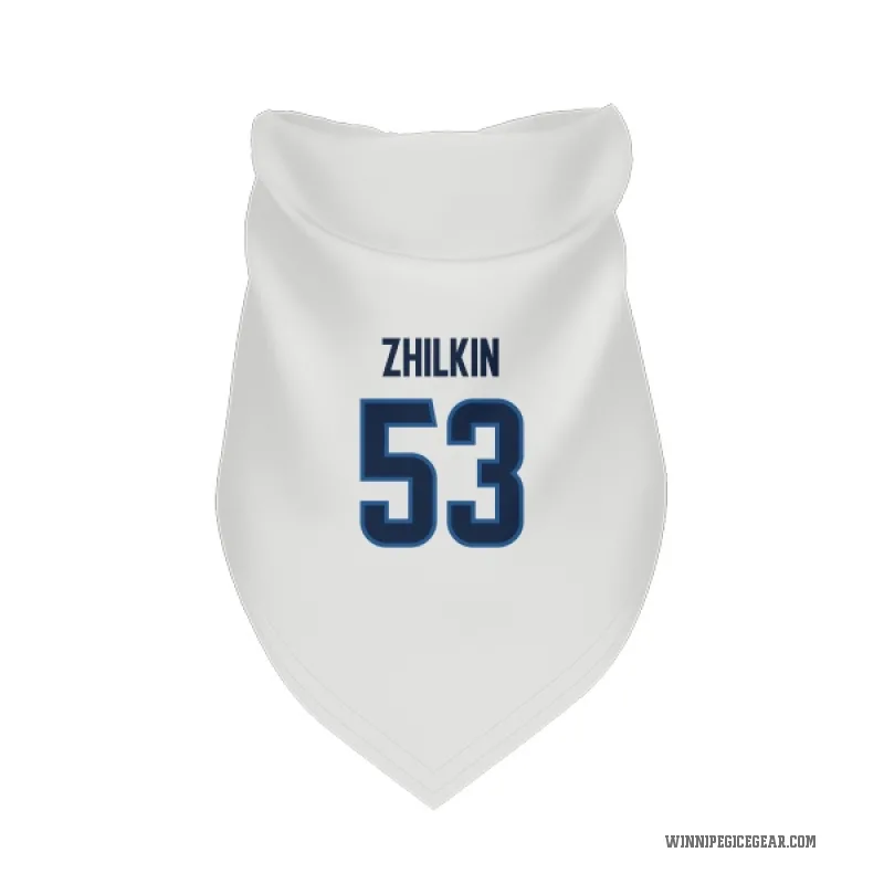 Danny Zhilkin  White Winnipeg Jets  Cat & Dog Pet Bandana