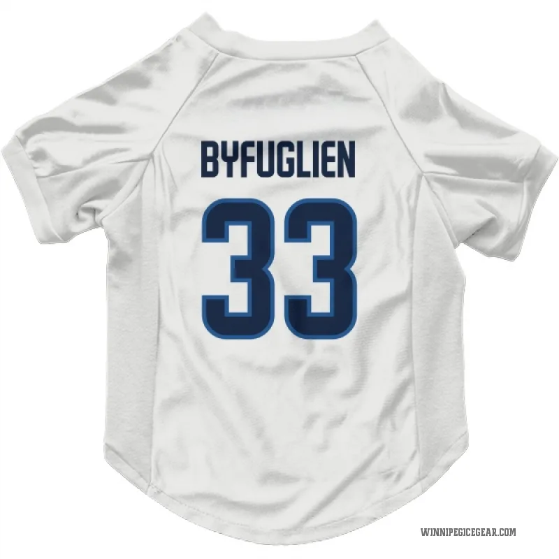 Dustin Byfuglien  White Winnipeg Jets  Cat & Dog Pet Jersey