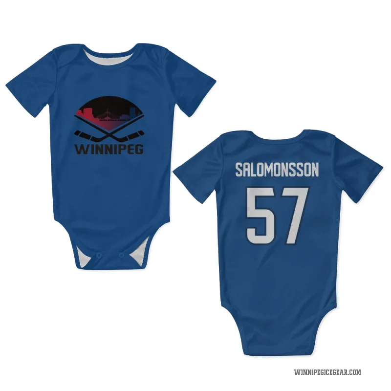 Elias Salomonsson  Blue Winnipeg Jets  Newborn & Infant Bodysuit