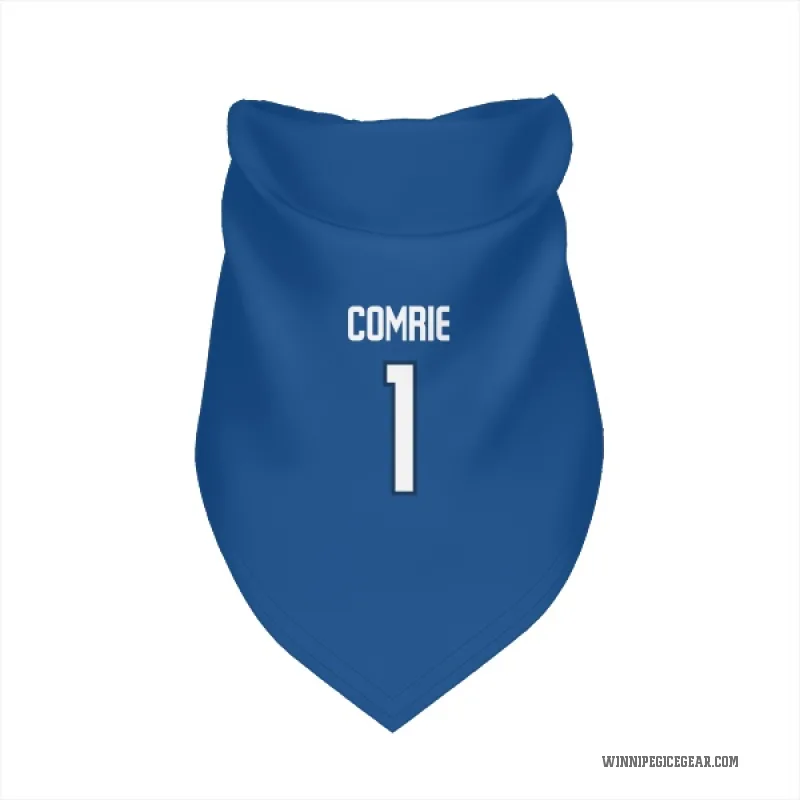 Eric Comrie  Blue Winnipeg Jets  Cat & Dog Pet Bandana