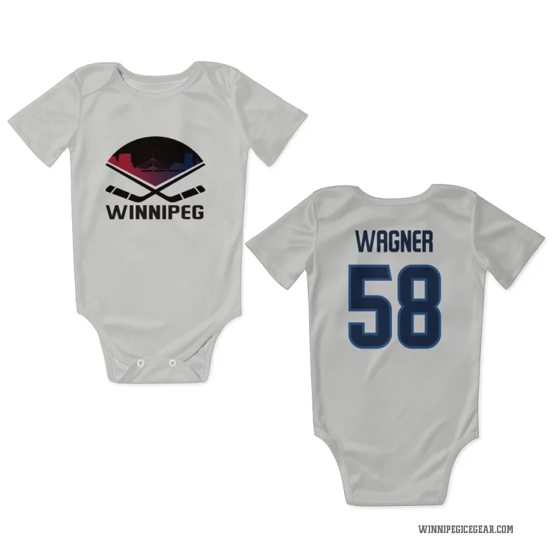 Fabian Wagner  White Winnipeg Jets  Newborn & Infant Bodysuit
