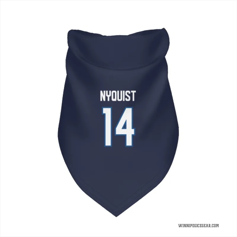 Gustav Nyquist  Navy Winnipeg Jets  Cat & Dog Pet Bandana