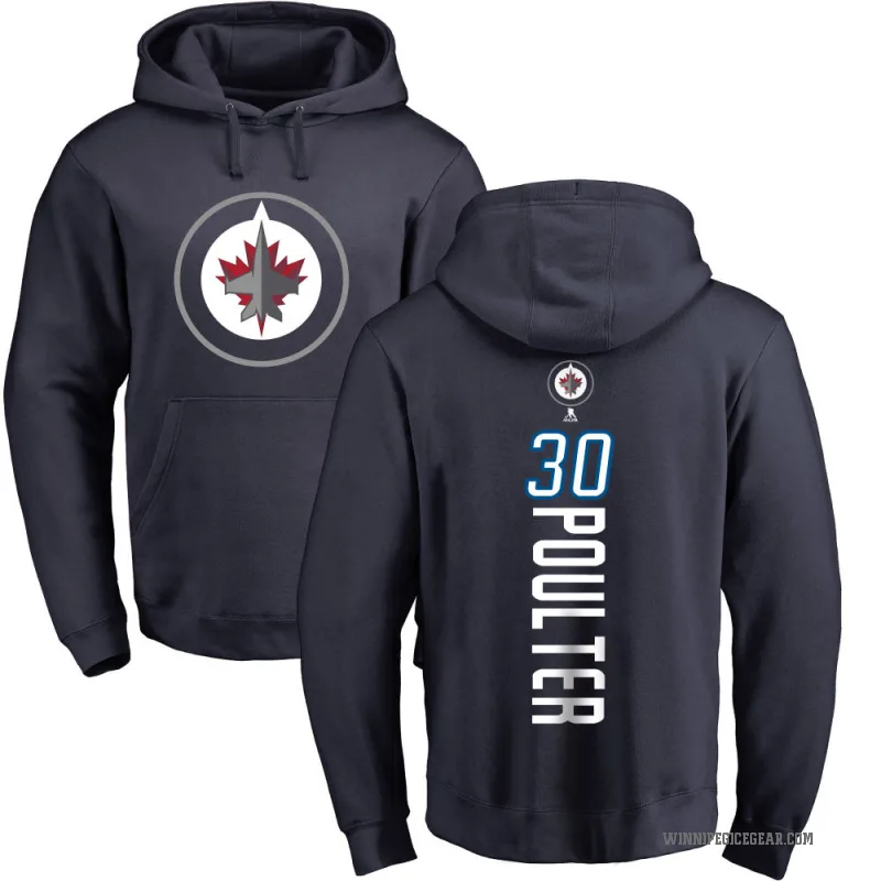Isaac Poulter Youth Navy Winnipeg Jets Branded Backer Pullover Hoodie