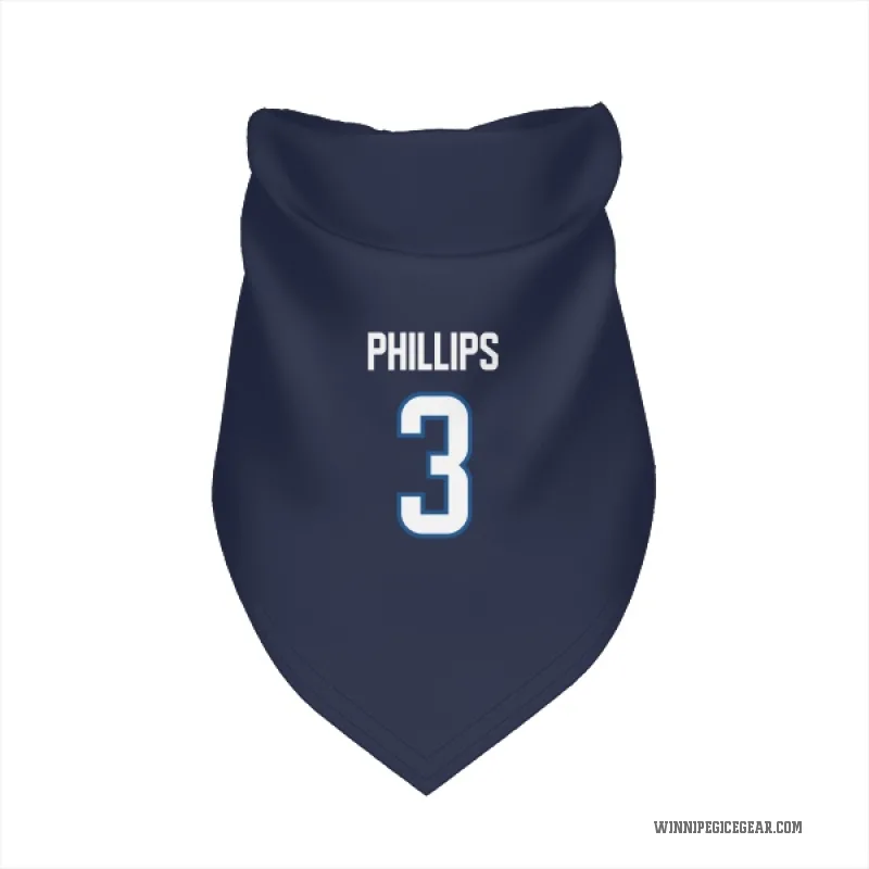 Isaak Phillips  Navy Winnipeg Jets  Cat & Dog Pet Bandana