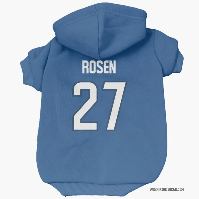 Isak Rosen  Blue Winnipeg Jets  Cat & Dog Pet Hoodie