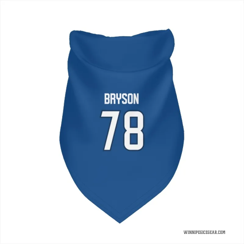 Jacob Bryson  Blue Winnipeg Jets  Cat & Dog Pet Bandana