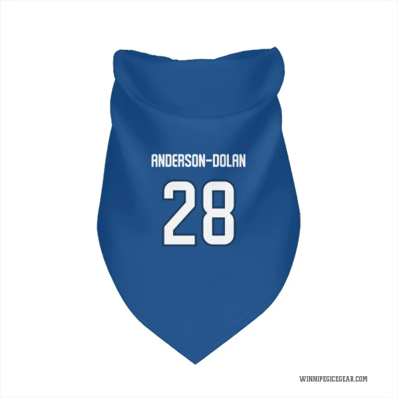 Jaret Anderson-Dolan  Blue Winnipeg Jets  Cat & Dog Pet Bandana