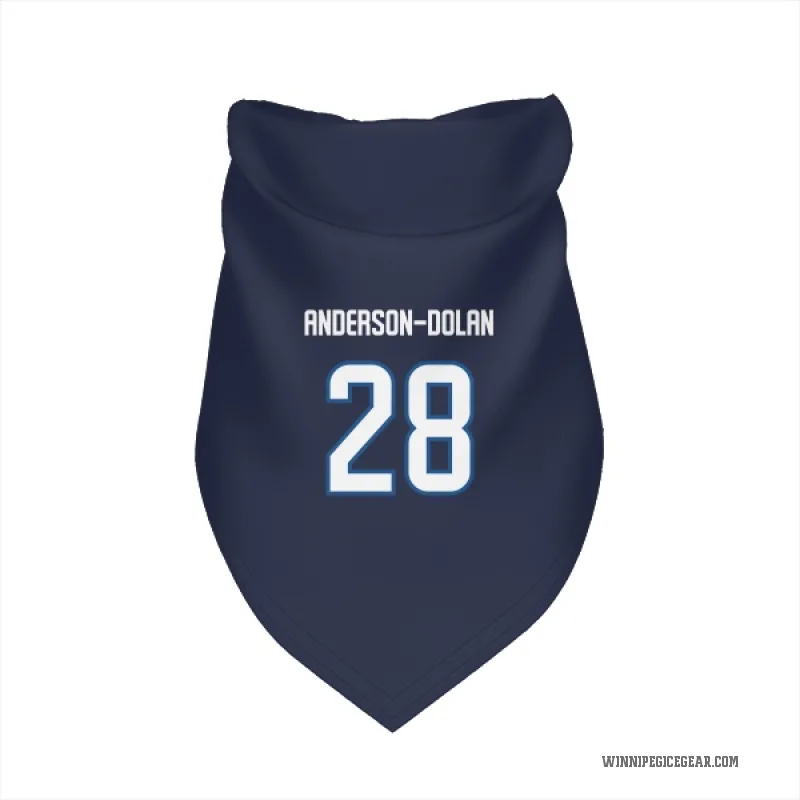 Jaret Anderson-Dolan  Navy Winnipeg Jets  Cat & Dog Pet Bandana