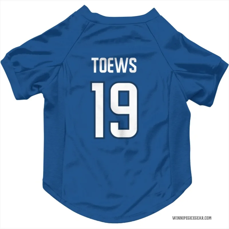 Jonathan Toews  Blue Winnipeg Jets  Cat & Dog Pet Jersey