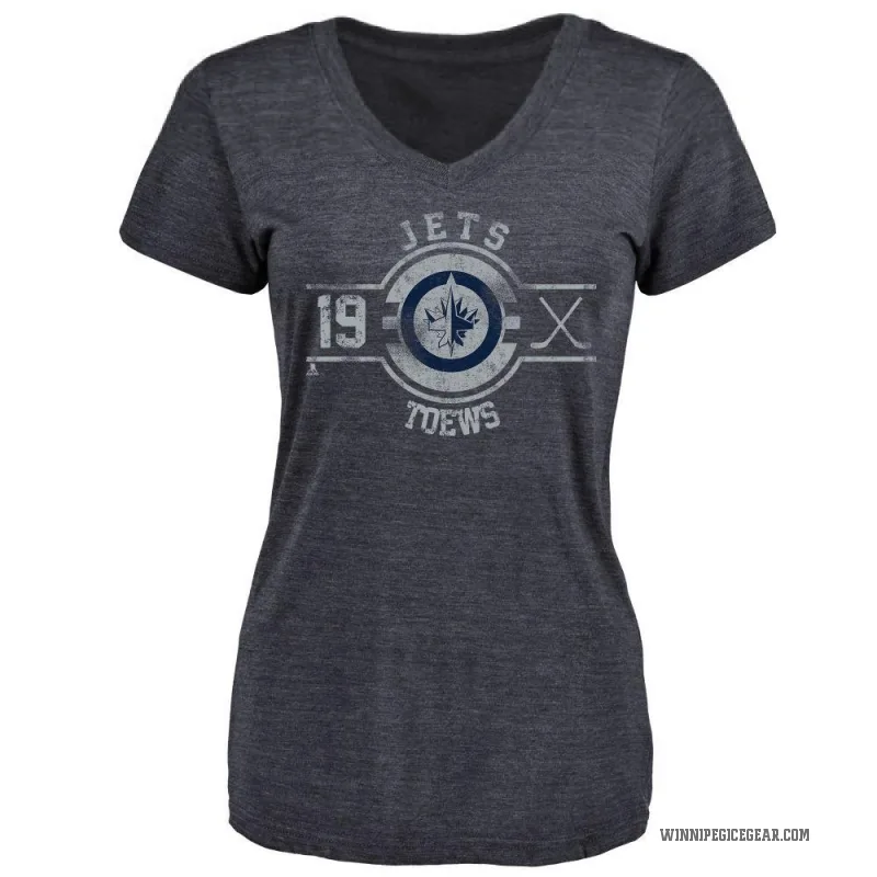 Jonathan Toews Women's Navy Winnipeg Jets Insignia T-Shirt -