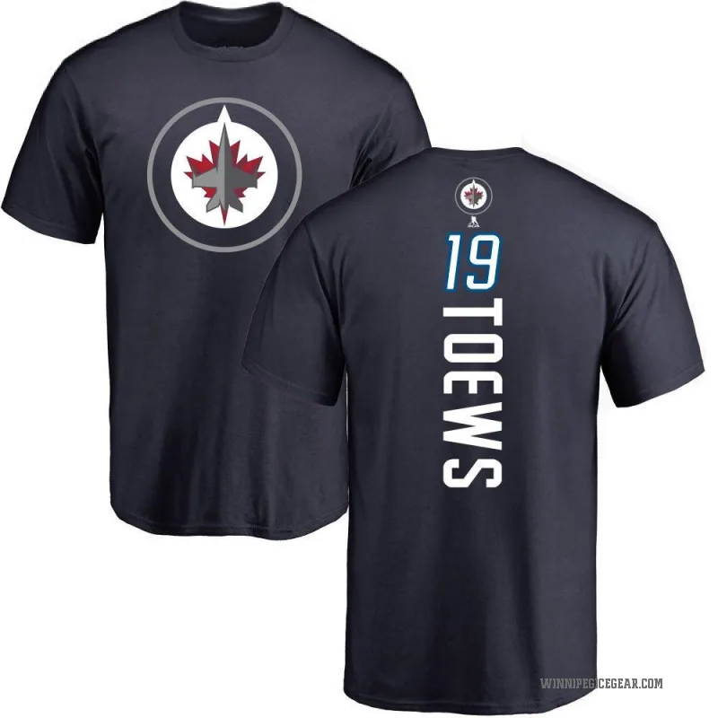 Jonathan Toews Youth Navy Winnipeg Jets Backer T-Shirt -