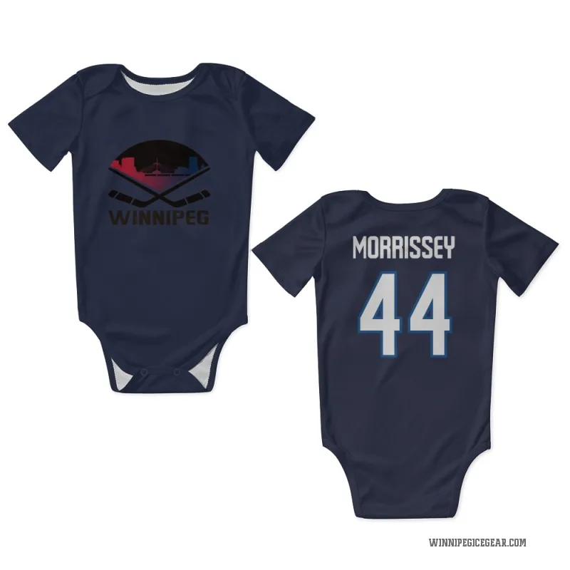 Josh Morrissey  Navy Winnipeg Jets  Newborn & Infant Bodysuit