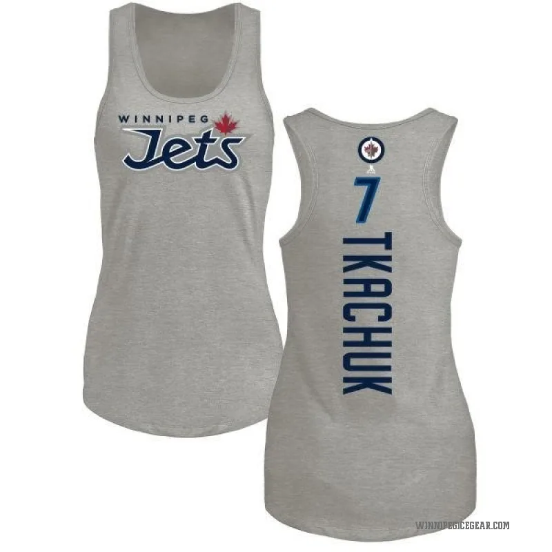 Keith Tkachuk Women's Ash Winnipeg Jets Backer Tank Top -