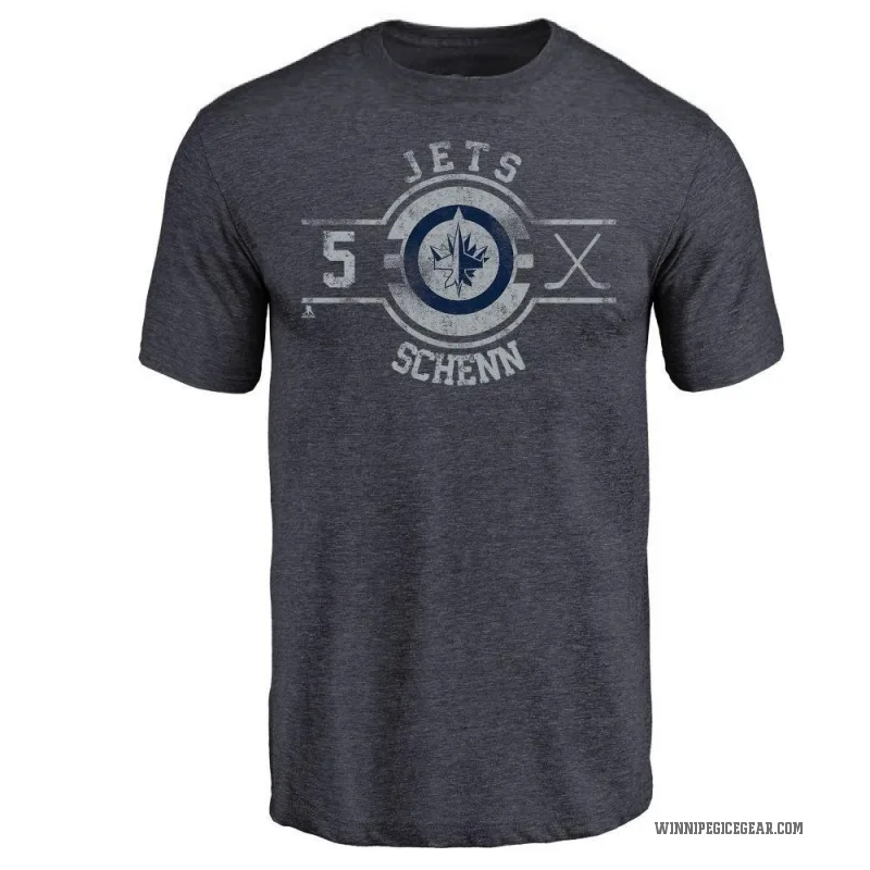 Luke Schenn Men's Navy Winnipeg Jets Insignia T-Shirt -