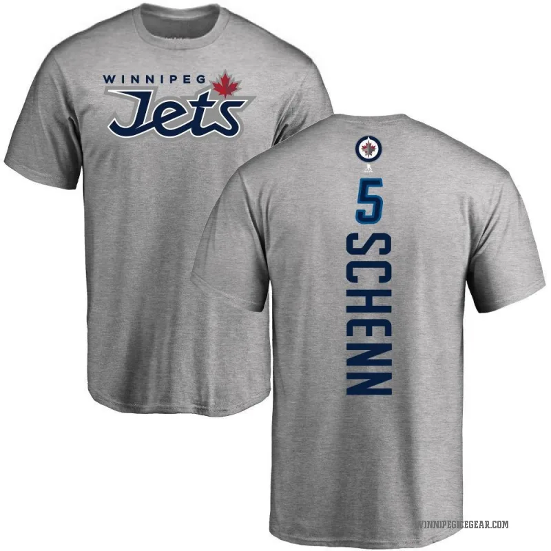 Luke Schenn Youth Ash Winnipeg Jets Backer T-Shirt -