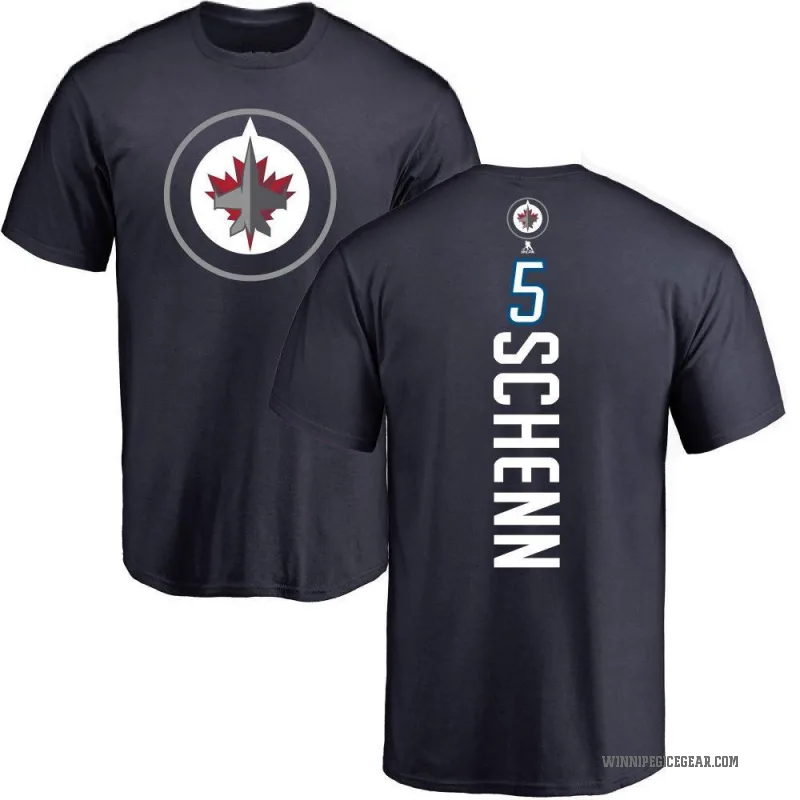 Luke Schenn Youth Navy Winnipeg Jets Backer T-Shirt -