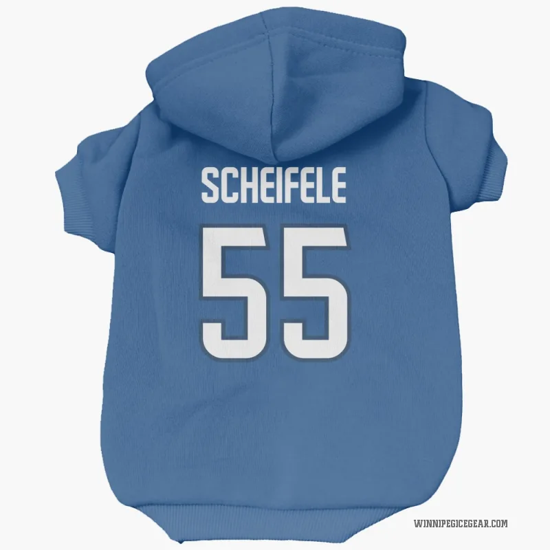 Mark Scheifele  Blue Winnipeg Jets  Cat & Dog Pet Hoodie