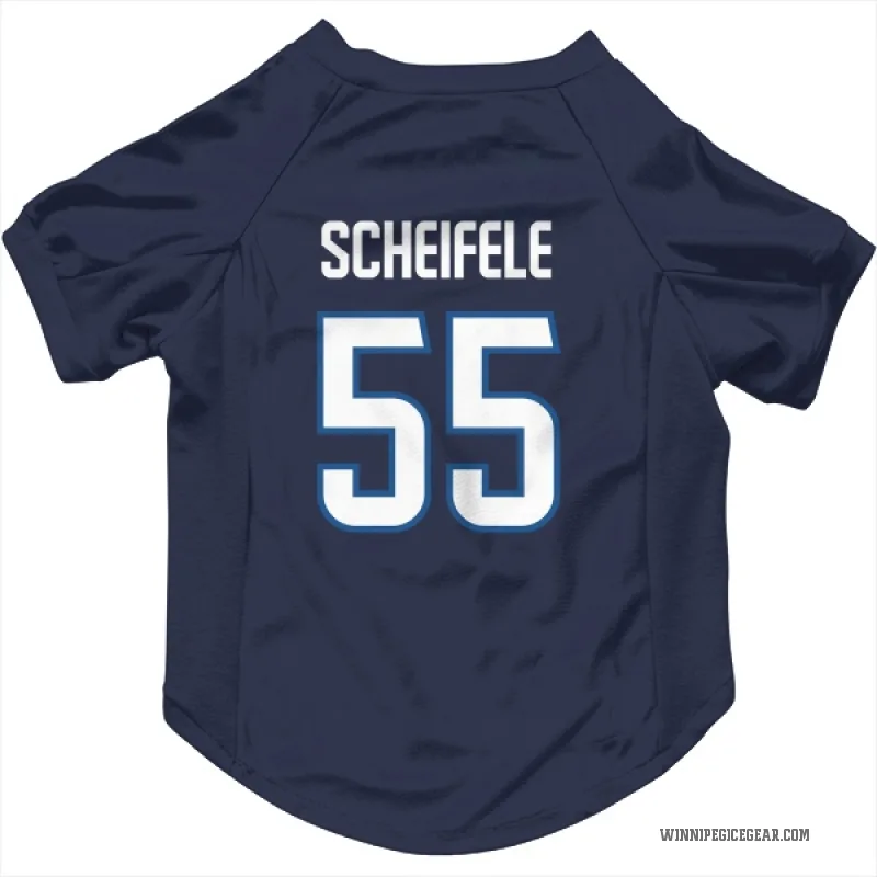 Mark Scheifele  Navy Winnipeg Jets  Cat & Dog Pet Jersey