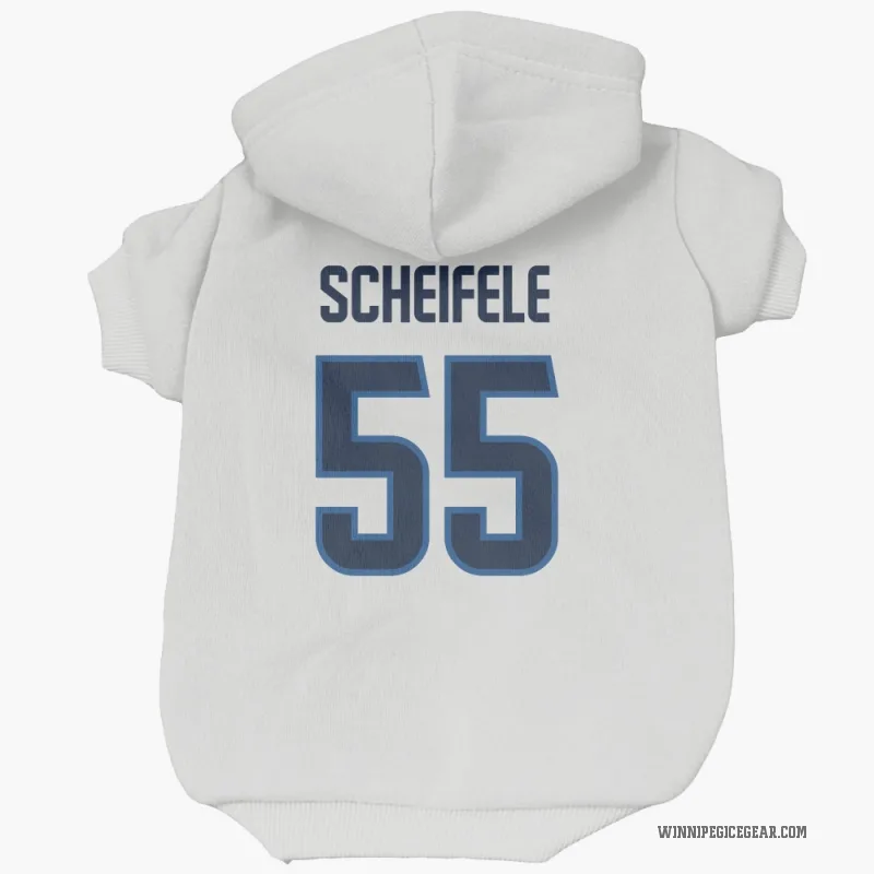 Mark Scheifele  White Winnipeg Jets  Cat & Dog Pet Hoodie