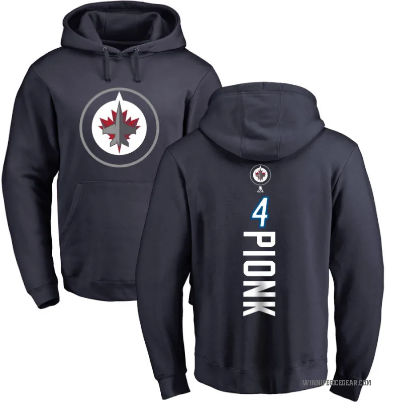 Neal Pionk Youth Navy Winnipeg Jets Branded Backer Pullover Hoodie