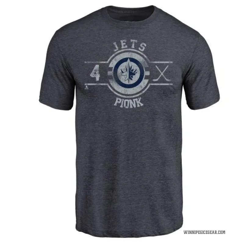 Neal Pionk Youth Navy Winnipeg Jets Insignia T-Shirt -