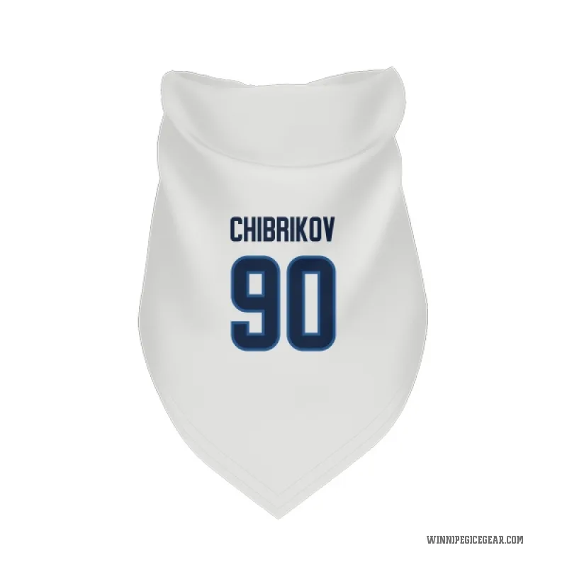 Nikita Chibrikov  White Winnipeg Jets  Cat & Dog Pet Bandana