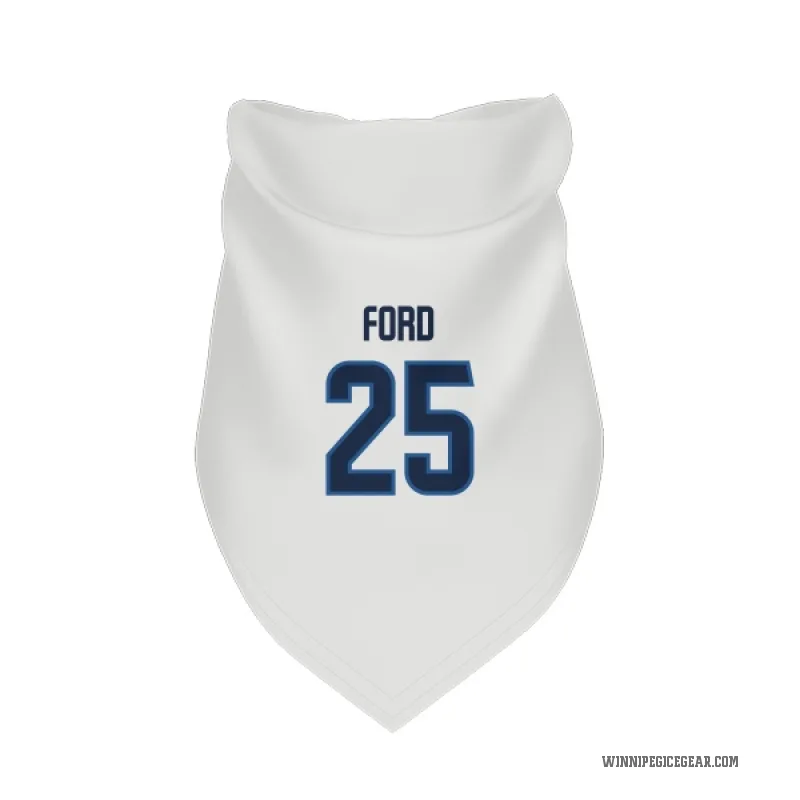 Parker Ford  White Winnipeg Jets  Cat & Dog Pet Bandana