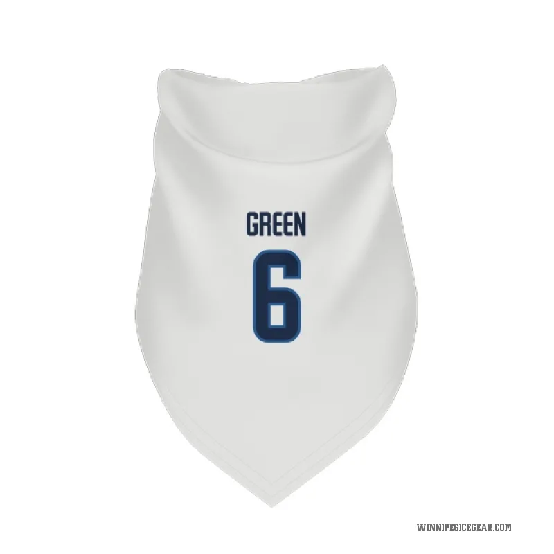 Ted Green  White Winnipeg Jets  Cat & Dog Pet Bandana